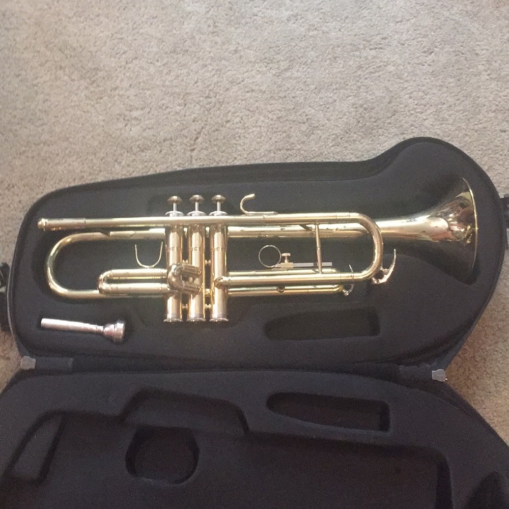 First act trumpet musical instrument with case